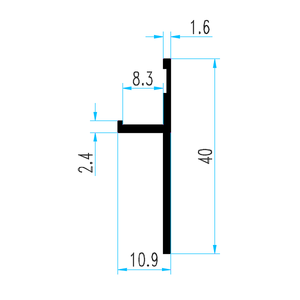 Lamp Waterproof Led Strip Aluminum Profile Profiles Aluminum Extrusion Profile Led Skirting Line Aluminum Profile High-quality - Product Image 5