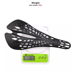 Sillín de <span class=keywords><strong>Bicicleta</strong></span> de Montaña RIDERACE, Súper Ligero, de Plástico, Diseño Ergonómico de Araña, Hueco, Transpirable, <span class=keywords><strong>Asiento</strong></span> de PVC, Pieza para <span class=keywords><strong>Bicicleta</strong></span> de Montaña - Product Image 5