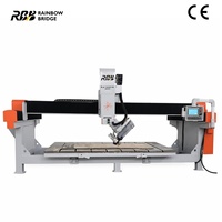 Machine de découpe à pont à quatre axes RBB HQ-3220B pour granit et marbre, équipement de découpe de pierre haute rigidité avec moteur, neuf