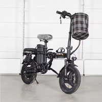 Vélo électrique pliable F9 à quatre amortisseurs, batterie au lithium 400W 48V15AH, vélo électrique pliable portable pour adultes, pour les trajets quotidiens