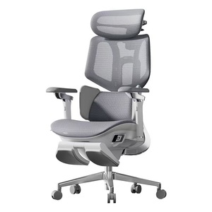 Akıllı ergonomik ofis koltuğu tam otomatik bel izleme 4D kafalık 720 ° ayarlanabilir kol dayama örgü döner uzatılabilir Modern - Product Image 3