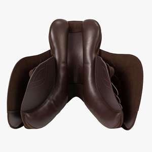 Selle d'équitation anglaise haut de gamme en cuir synthétique personnalisé, construction confortable, conçue pour la course et l'équitation quotidienne, en provenance d'Inde - Product Image 2