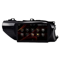 Écran tactile IPS Android 10,1 pouces YBJ pour tableau de bord, lecteur multimédia Carplay, radio, vidéo MP5, WIFI, GPS, navigation pour Hilux REVO