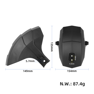 บังโคลนหลังพร้อมแผ่นสะท้อนแสงสำหรับ Kukirin G2 G3 G4 G2 Ultra Kickscooter บังโคลนล้อสกู๊ตเตอร์ไฟฟ้า อะไหล่กันน้ำกระเซ็น - Product Image 5