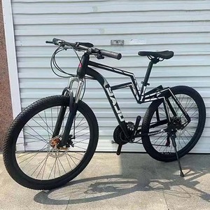 Vélo de montagne 26 pouces avec fourche à suspension, freins à disque doubles, jantes en alliage d'aluminium, unisexe, pour adultes - Product Image 2
