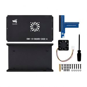 Waveshare Metal Box (A) para <span class=keywords><strong>Raspberry</strong></span> <span class=keywords><strong>Pi</strong></span> Compute Module <span class=keywords><strong>4</strong></span> IO Board, con ventilador de refrigeración - Product Image 5