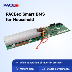 PACEex Smart BMS LiFePo4 Li-on 16S 200A 24V Carte de protection de batterie pour stockage d'énergie domestique avec limitation de courant 20A - Product Image 1