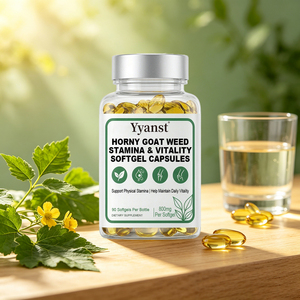 Capsules molles de soutien à la vitalité et à l'endurance, extrait d'herbe cornée de chèvre, complément alimentaire à base de plantes pour l'aide à l'endurance physique des hommes, OEM ODM - Product Image 2
