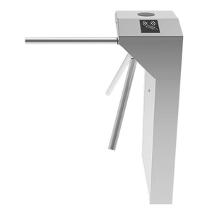 Durable 304 #   Tourniquets en acier inoxydable avec bras abattant, barrière RFID, système de contrôle d'accès par tourniquet trépied (TR120) - Product Image 2