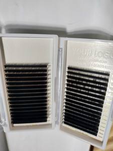 Bandeja de Pestañas Postizas de Volumen Completo Hechas a Mano con Pelo Sintético de Marca Privada de 16 Líneas, Bandeja de Belleza de Pestañas de Todas las Longitudes y Grosores para Extensión de Pestañas - Product Image 5