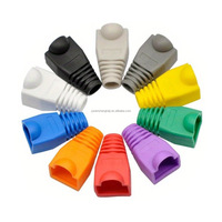 RJ45 Relief Cap Protective J45 Connector Boot 8 P8C utp Netzwerk modulare Stecker Stiefel cat5e cat6 Kabel