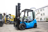 Chariot élévateur électrique compact de 2 tonnes, batterie lithium intégrale, certifié CE ISO, fabriqué en Chine
