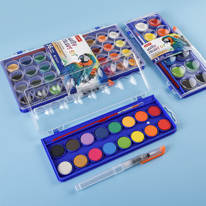 Set Cat Air Solid Ramah Lingkungan dan Tidak Beracun Xin Bowen dengan 12/16/36 Warna untuk Seni Kertas dan Perlengkapan Menggambar - Product Image 2