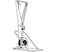 Rameur d'intérieur d'air de machine d'aviron de ski de forme physique commerciale pour le club de gymnastique