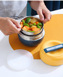 Boîte à lunch Bento en acier inoxydable pour enfants d'école Boîtes à lunch multicouches en acier inoxydable avec boîte à lunch - Product Image 5