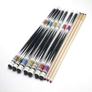 Queue de billard de qualité supérieure en bois d'érable canadien, design diamant, 1/2 articulée, 57 pouces, pointe de 13 mm, 2 pièces - Product Image 1