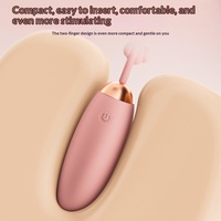 Fernbedienungsfähiger Kabelloser Vibrator für Orgasmus und Masturbation Kleiner Weicher Aufladbarer Tragbarer Erwachsenenartikel