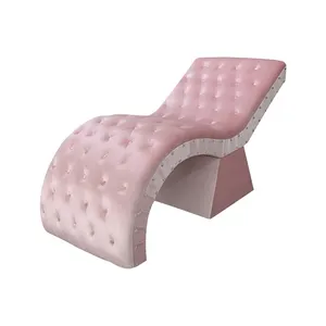 2022 Hot Sale Pink Velvet Massage Storage Closet Beauty Salon Spa Bed for Hospital Beauty School Leisure Facilities Nail Salon