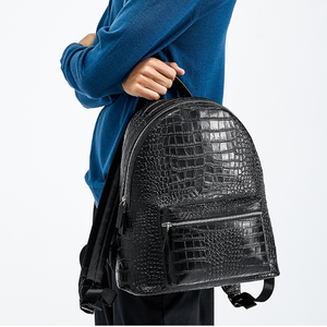 Todos los días <span class=keywords><strong>mochila</strong></span> Explorer <span class=keywords><strong>mochila</strong></span> de moda de cuero de cocodrilo de gran capacidad <span class=keywords><strong>mochila</strong></span> - Product Image 4