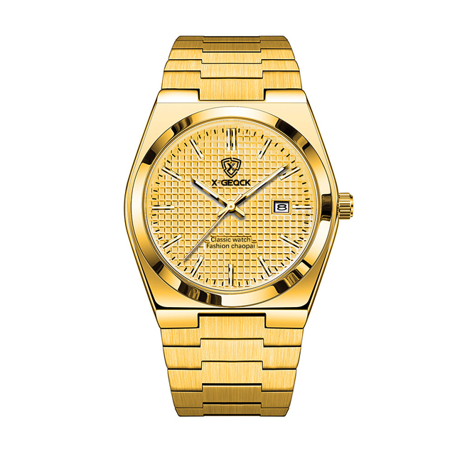 Business Luxury Design Men's Calendar Watch Customization Waterproof Luminous Stainless Steel Casual Men's Quartz Watch