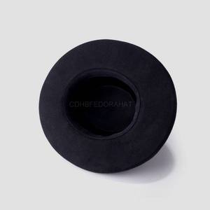 <span class=keywords><strong>Feutre</strong></span> noir hommes chapeaux <span class=keywords><strong>crayon</strong></span> bord <span class=keywords><strong>large</strong></span> 100% pure laine australienne hommes <span class=keywords><strong>crayon</strong></span> rouleau bord chapeau - Product Image 3