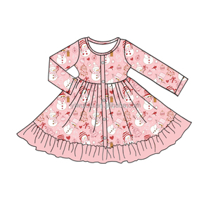 Vestiti della principessa della <span class=keywords><strong>neonata</strong></span> vestito da partito dei bambini vestiti Boutique dei bambini - Product Image 4