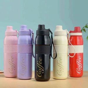 600ml Vacuum Insulated Stainless Steel <b>Thermos</b> — 6-12H Hot Cold Travel Flask for Office Outdoor - Product Image 1