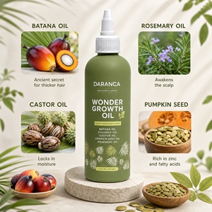 Aceite de Crecimiento Natural Hidratante 5 en 1 de Romero, Batana, Coco y Ricino, Orgánico, Puro, Herbal, Personalizado, a Granel, de Marca Privada - Product Image 6