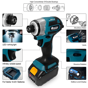 Электрическая Ударная дрель и отвертка для аккумулятора 18 В - Product Image 5