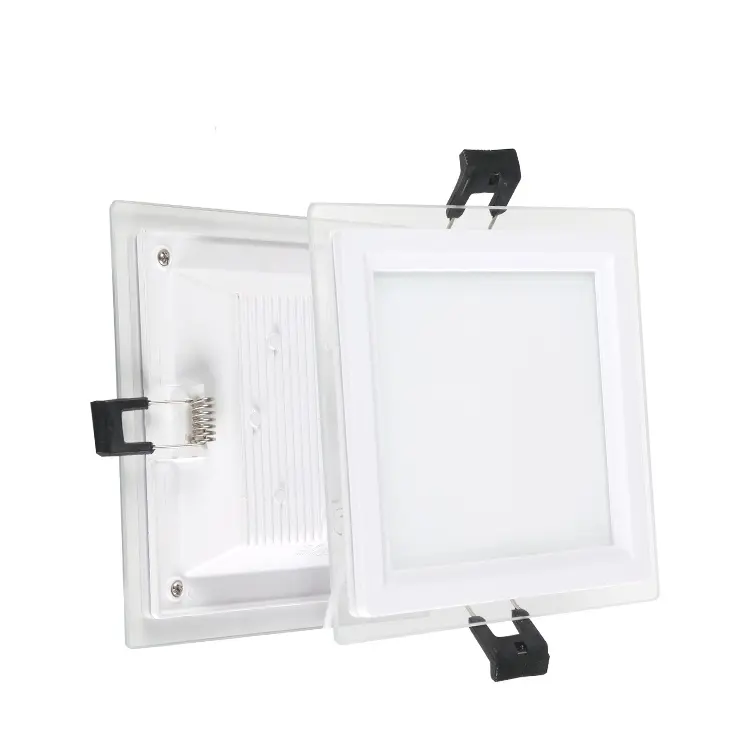 Cob & smd caixa de alumínio fundido para painel de vidro, caixa de luz da mais alta qualidade do mercado, 5w, 6w, 9w, 12w, 18w, 24w, 30w, design próprio de molde
