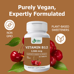 Comprimés de Vitamine B12 les plus vendus : favorisent des niveaux d'énergie sains, contribuent à maintenir un calme, et boostent la nutrition. - Product Image 4
