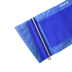 Adult ABPM Cuffs, Blue <strong>Pu</strong> <strong>Leather</strong> Material, 24-32cm Arm Circumference, Single Tube, with <strong>D</strong> Ring, Tube 3*7*1300mm - Product Image 4