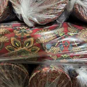Tissu de drap de lit doux et confortable, fournisseur de tissus <span class=keywords><strong>100</strong></span> % <span class=keywords><strong>polyester</strong></span>, imprimé par dispersion, Sarong Batik pour vêtements, rouleau de tissu en microfibre - Product Image 4