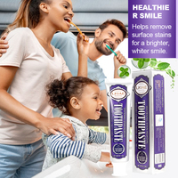 Fabricant de dentifrice blanchissant de qualité supérieure OEM pour soins bucco-dentaires, à l'hydroxyapatite, réparation de l'émail, élimination des taches jaunes