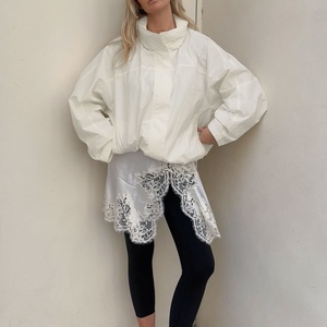 Gabardina de Moda para Mujer, Nueva Colección Otoño/Invierno, Holgada, con Cordón Ajustable, Cuello Alto, Cortavientos para Exteriores - Product Image 2