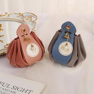 Bolsa de Cuero con Cordón para Dulces, Bolsa de Regalo de Franela, Decoración de Favores de Boda, 1 Unidad - Product Image 2