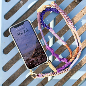 Removable Adjust Phone Crossbody <strong>Strap</strong> Set Purple Lilac Macrame Custom <strong>Neck</strong> Shoulder Lanyard for Bags Purses &amp; <strong>Cameras</strong> - Product Image 4
