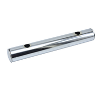Pieds de meubles ronds minimalistes en chrome poli de 25 mm pour la décoration, vente en gros