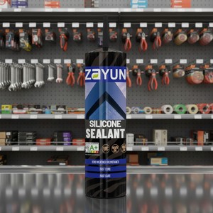 Mastic silicone étanche pour l'étanchéité des fenêtres, Silicone Neutre RTV disponible, mastic d'étanchéité - Product Image 2
