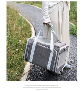 <span class=keywords><strong>2026</strong></span> थोक पोर्टेबल सक्षम पालतू वाहक बड़े क्षमता वाले हाथ से रखे बैग बाहर के लिए दो छोटे कुत्तों की बिल्लियों को फिट करता है - Product Image 4