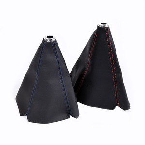 Funda Universal para Palanca de Cambios de Coche, Funda Protectora de Cuero Negro para Palanca de Cambios Manual, 40 cm, Accesorio de Modificación de Automóviles - Product Image 1