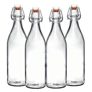 Hot Bán Buôn 250Ml Tái Sử Dụng Dễ Dàng Cap Chai Thủy Tinh Với Đu Gốm Top Stopper Cho Nước Sốt/Giấm/Dầu/Sữa/Chất Lỏng - Product Image 1