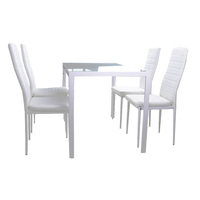 Ensemble de table à manger Juego De Comedor 6 Sillas Comedor De acer Inox De 6 Sill Ensembles de table à manger 6 chaises