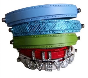 DIY Name Personalized Dog <b>Collar</b> with Slide Letter Bling Dog Pet <b>Collar</b> Produce - Product Image 1