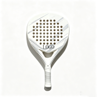 Racchetta da Padel Professionale in Fibra di Carbonio 18K Personalizzata OEM per Tornei Sportivi