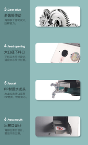 เครื่องคั้นน้ำอ้อยแบบใช้มือทำจากสแตนเลสสำหรับใช้ในครัวเรือน ขายส่ง - Product Image 4