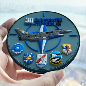 창조적 인 고무 패치 2D 3D 개인화 된 경찰 Nationale-FTSI 소프트 PVC 패치 라벨 배지 의류 야구 모자 - Product Image 3