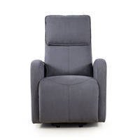 Fauteuil inclinable électrique moderne en tissu rembourré, une place, avec poche latérale, pour personnes âgées, idéal pour hôtel et salon