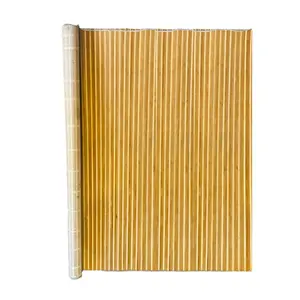 Alfombrillas tejidas de bambú natural para interiores, persianas enrollables de bambú para el hogar, cortinas de bambú enrollables