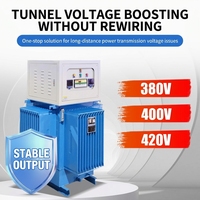 Régulateur de tension à induction triphasé CA 310V/380V/450V, stabilisateur immergé dans l'huile, cuivre SVC 100 KVA 50/60Hz numérique